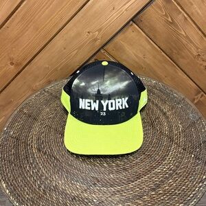 Air Jordan Jump Neon Yellow Cap with Black Mesh